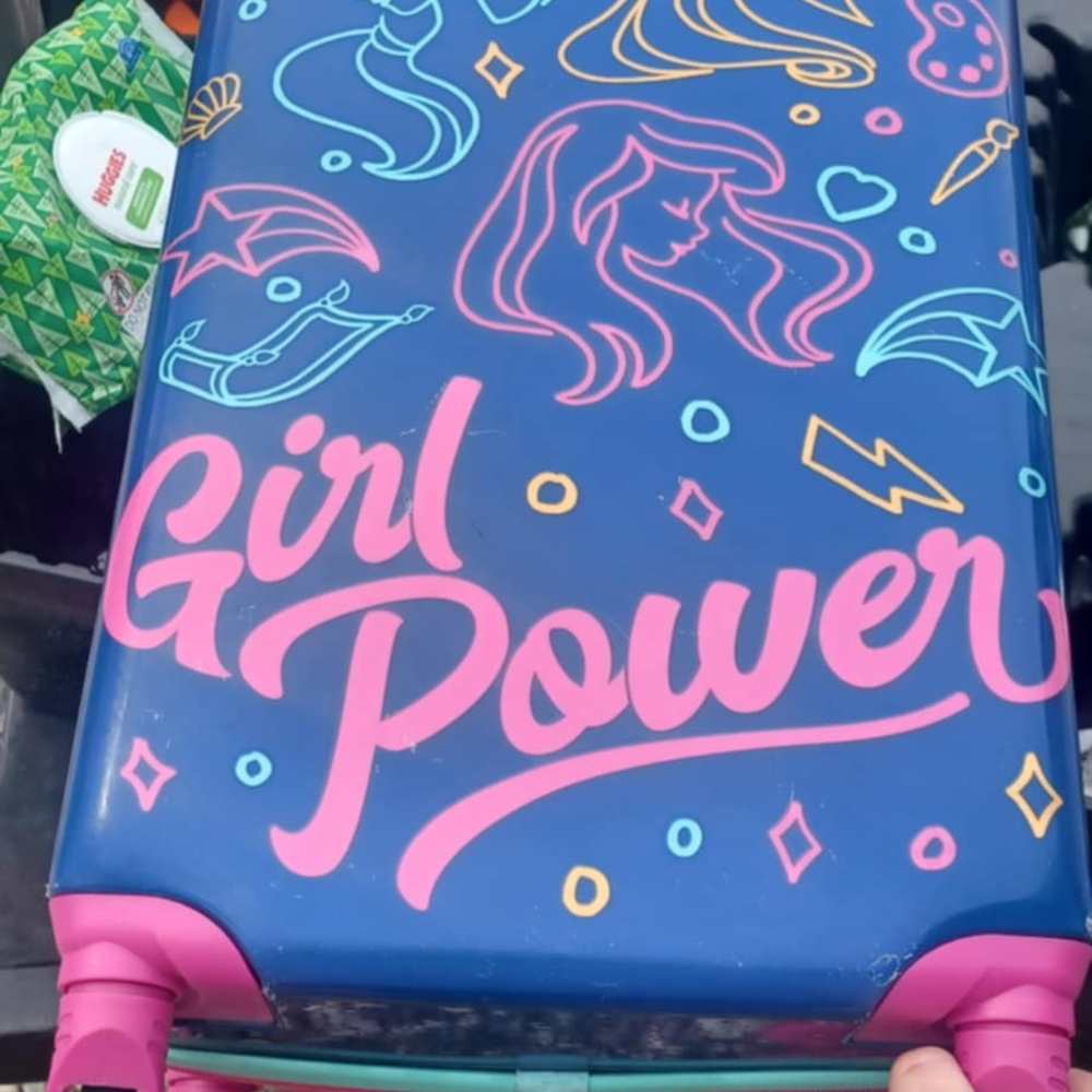 Disney Girl Power Storage Box - Blue and Pink